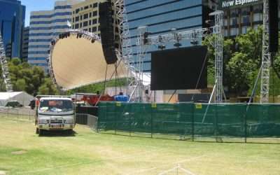 How Temporary Fencing Was Used to Create a Secure Perimeter for the Melbourne Comedy Festival